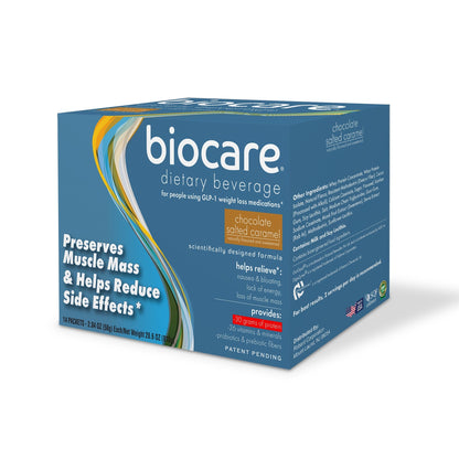 30G Protein Chocolate Salted Caramel Biocare Dietary Beverage 14-Count
