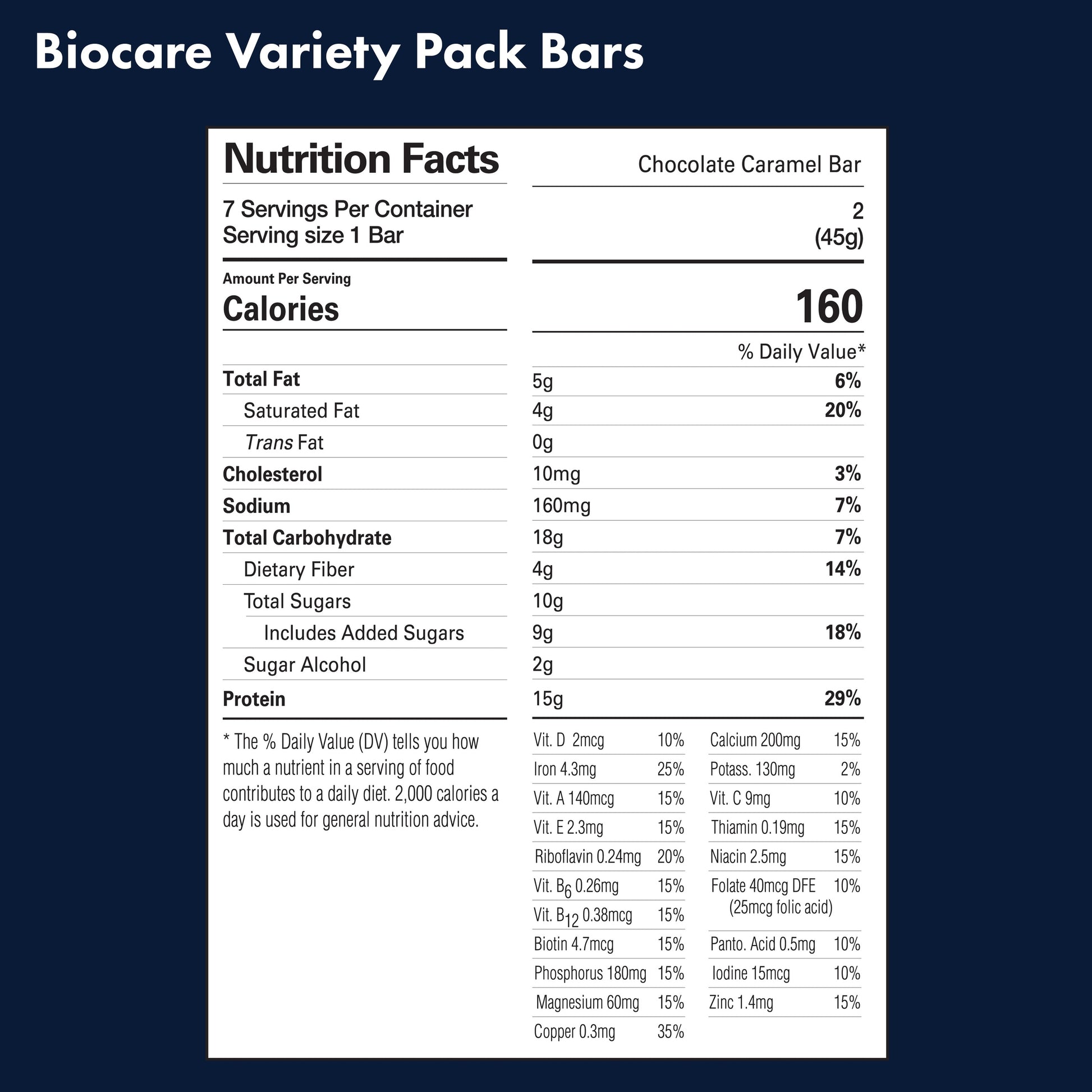 15G Protein Bars Variety Pack 7-Count