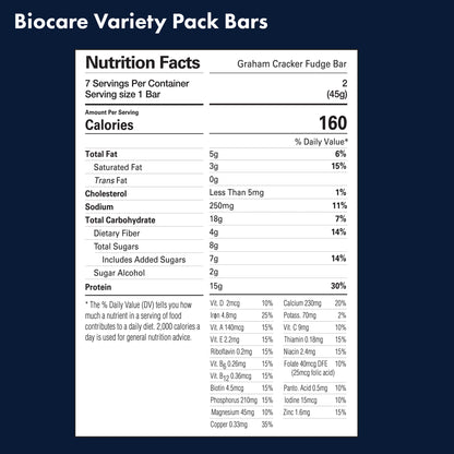 15G Protein Bars Variety Pack 7-Count