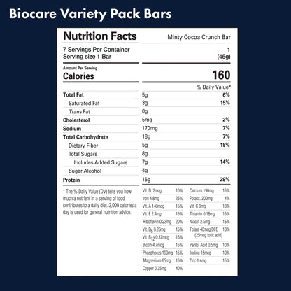 15G Protein Bars Variety Pack 7-Count