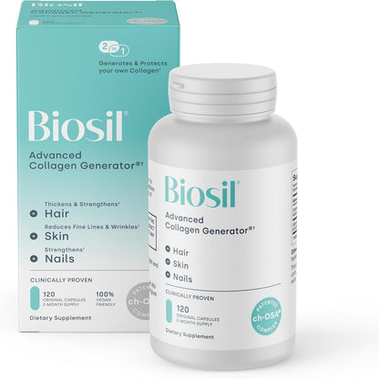Biosil Collagen Generator -with Patented ch-OSA Complex 120 Capsules