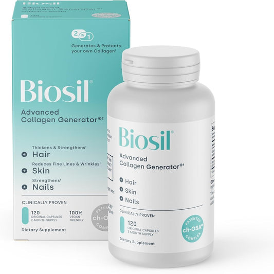 Biosil Collagen Generator -with Patented ch-OSA Complex 120 Capsules