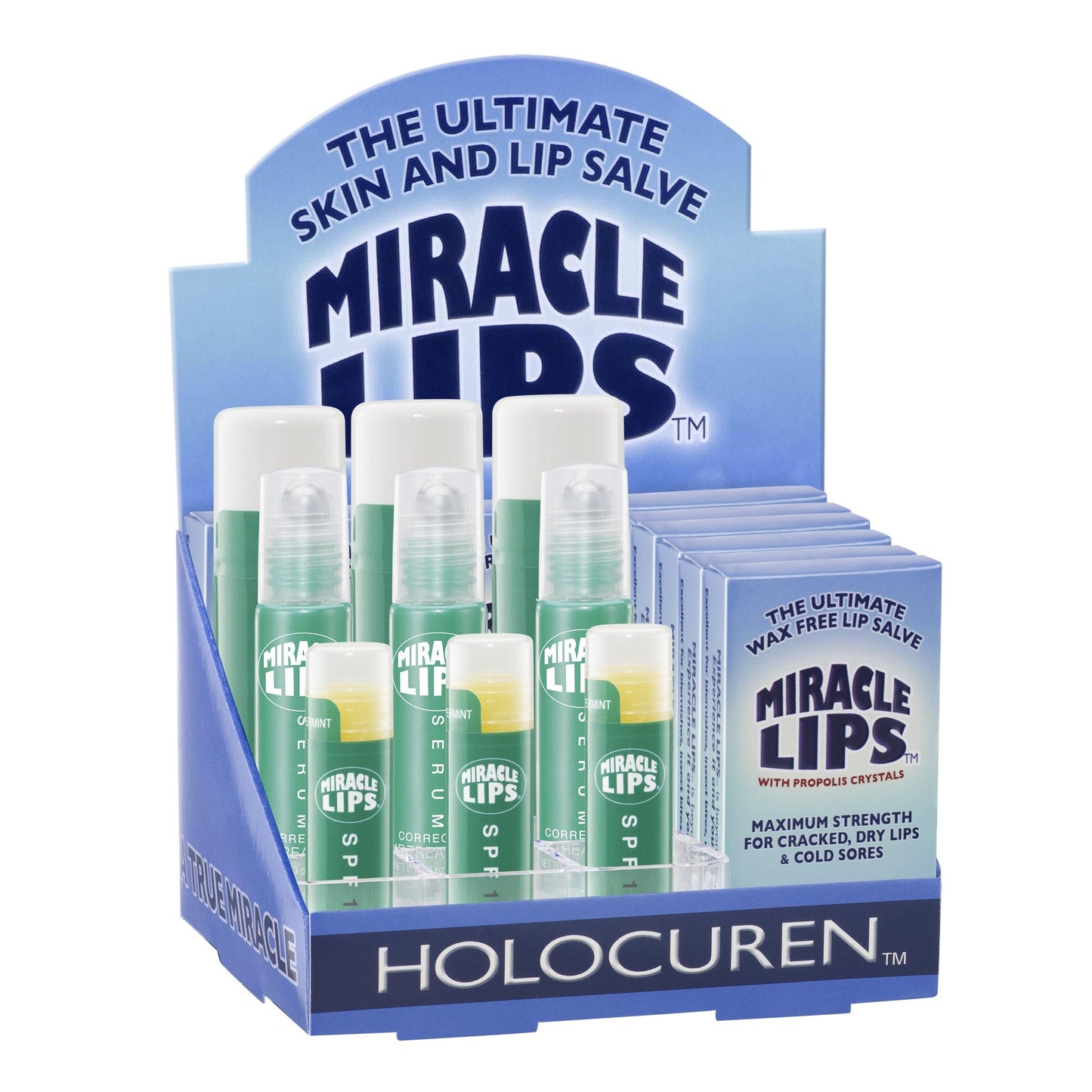 MIRACLE LIPS: SALVE, Serum, SPF 15 Correct and Protect