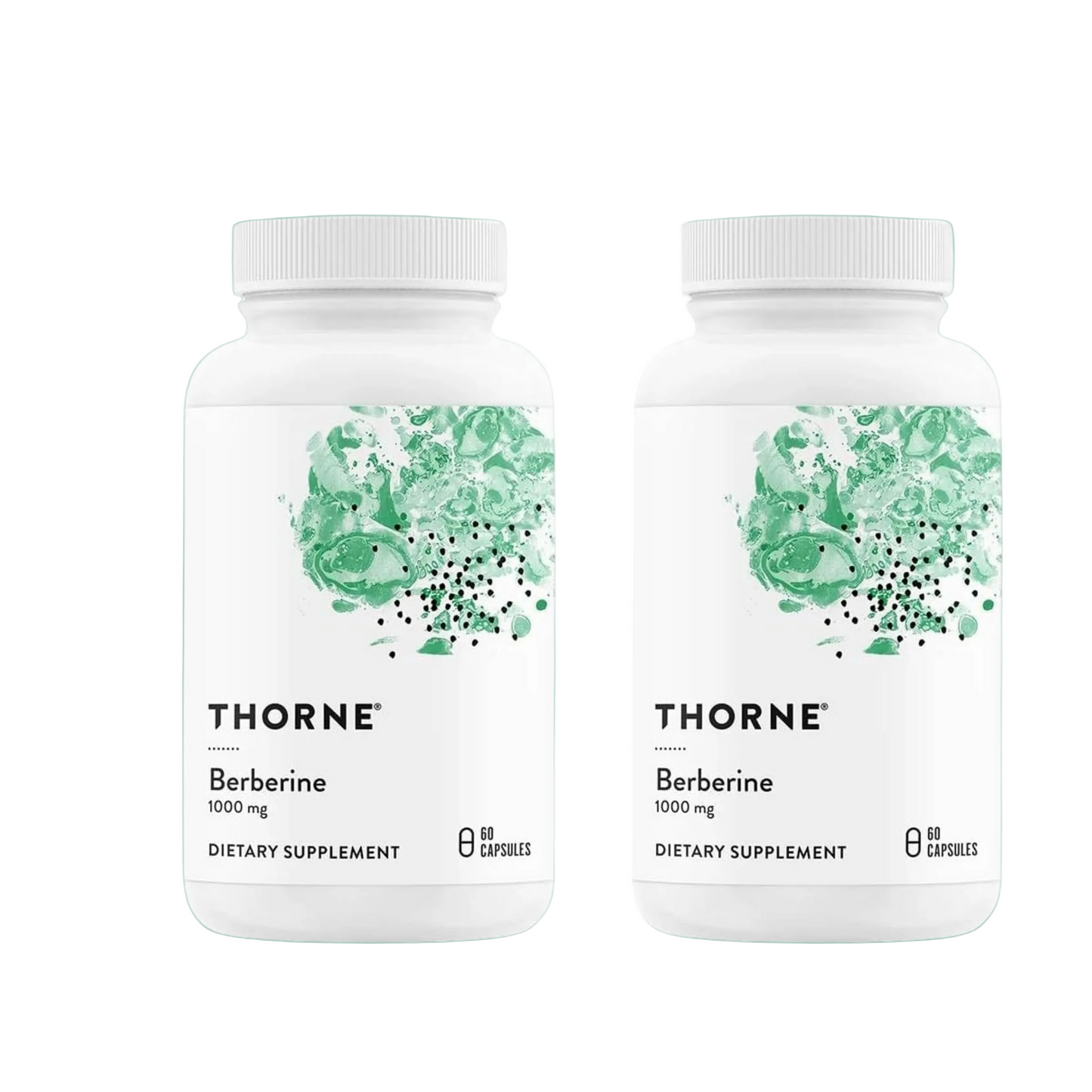 THORNE Berberine – Dual Action Formula (Pack of 2) – 120 Capsules Total