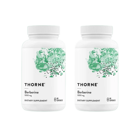 THORNE Berberine – Dual Action Formula (Pack of 2) – 120 Capsules Total