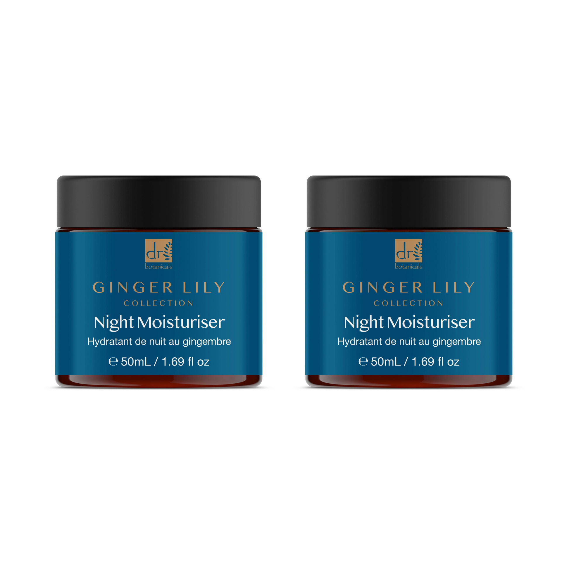 Dr Botanicals Gingerlily Night Moisturizer 50ml Twin Value Savings Pack