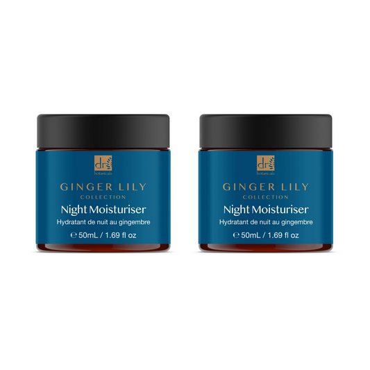 Dr Botanicals Gingerlily Night Moisturizer 50ml Twin Value Savings Pack
