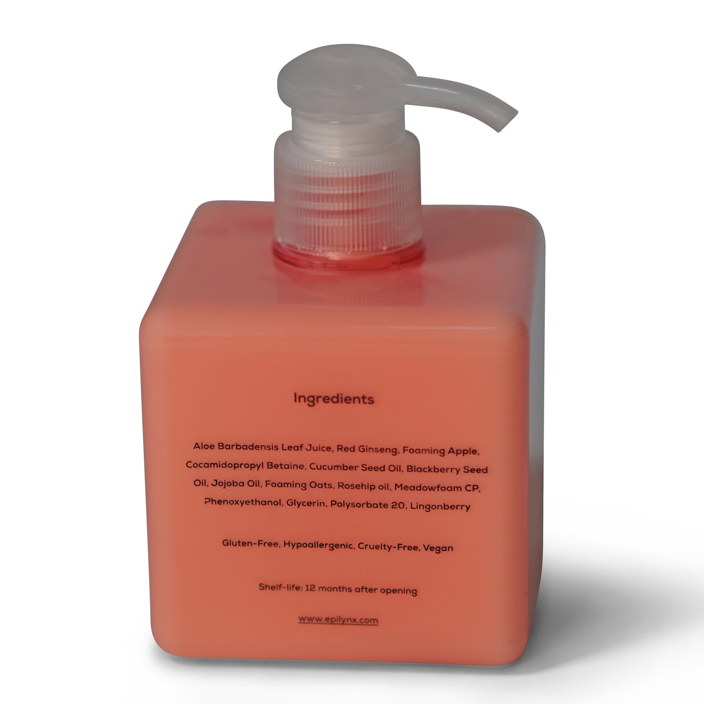 Gentle Hydrating Facial Cleanser – Aloe, Cucumber & Antioxidants (Nut-Free, Gluten-Free, Vegan)