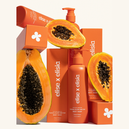 Papaya Glow Nectar Body Wash - Glow Duo