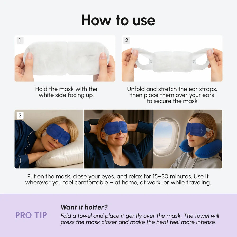 Scented Spa Steam Eye Mask