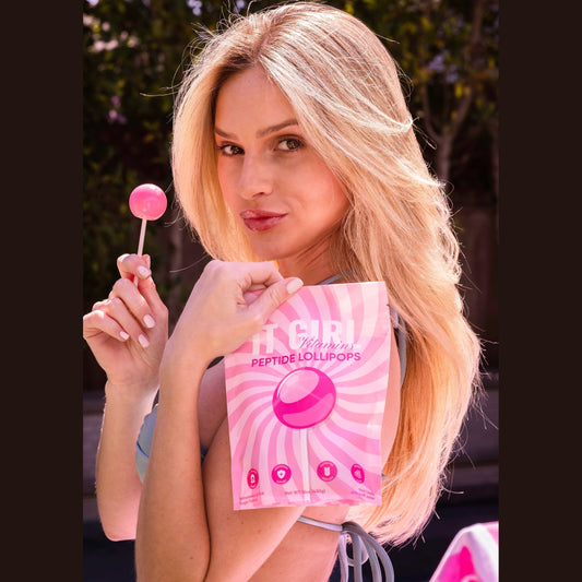 It Girl Beauty Lollipops - Collagen Peptides & Vitamin C Healthy Candy for Skin, Hair, Nails