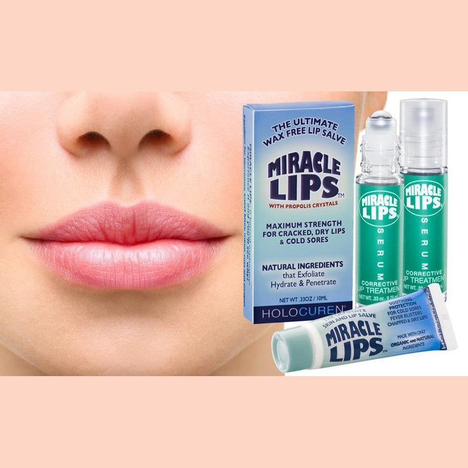 MIRACLE LIPS SALVE & SERUM One for Problem Lips; One for Beauty Maintenance