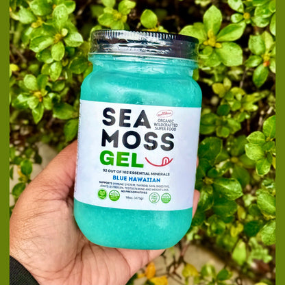 Flavored Sea Moss Gel - Dr. Sebi Inspired 100% Raw Organic - Wild Harvested Sea Moss
