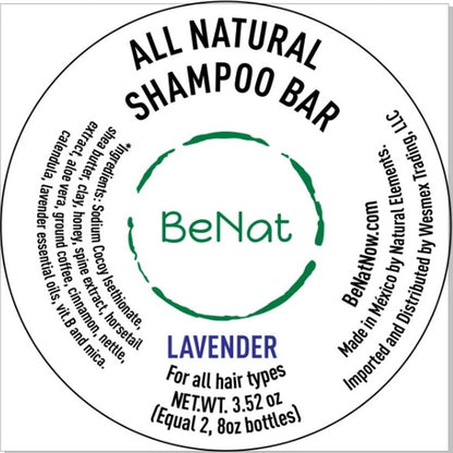 All-Natural Shampoo Bar. Plastic-Free