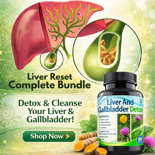 Liver Reset Complete Bundle - Liver & Gallbladder Cleanse Capsules + Liver Flush Protocol (PDF)