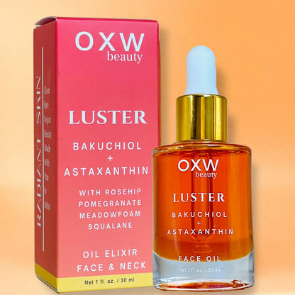 Luster Bakuchiol + Astaxanthin Face Oil Retinol Alternative