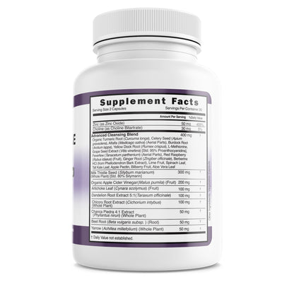 Liver Support & Digestive Cleanse Formula – Milk Thistle, Artichoke Extract, Dandelion & Apple Cider Vinegar | SP Health & Beauty