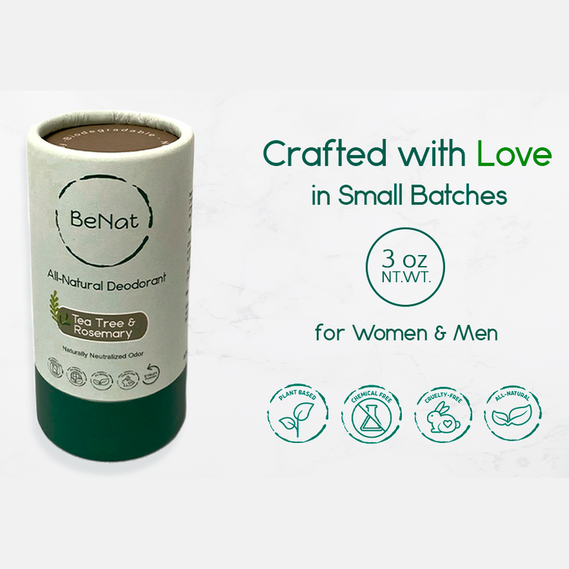 All Natural, Plastic-Free Deodorants