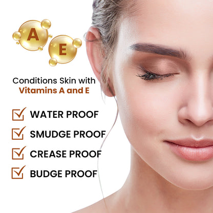 Golden Khaki Any Wear Creme - A Waterproof Multi-tasking creme to powder product for eyes, cheeks & lips. Can be worn anywhere