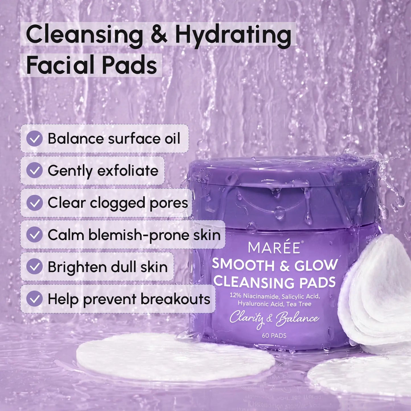 A12% Niacinamide Smooth & Glow Pads