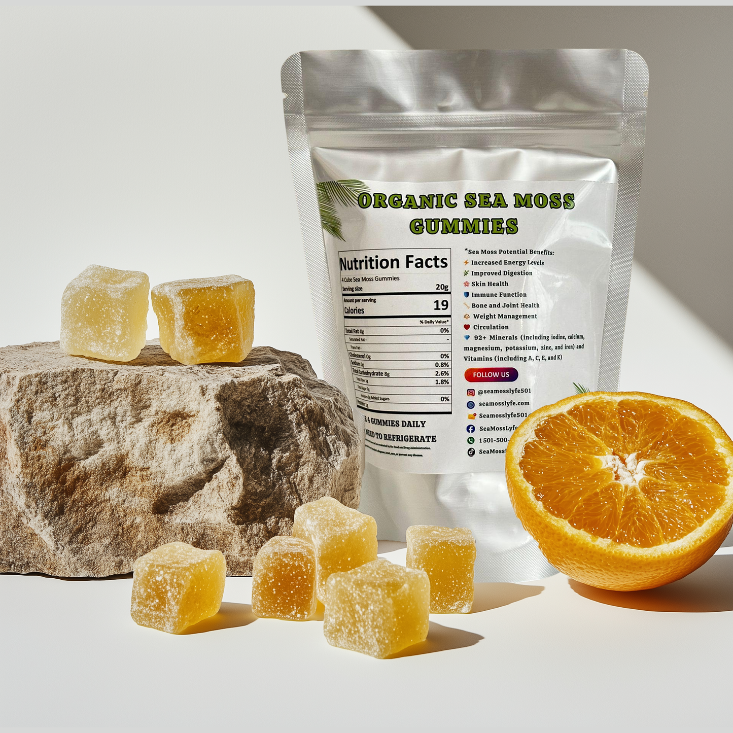 Tropical Tides Sea Moss Gummies 120 pack **30 Day Supply**