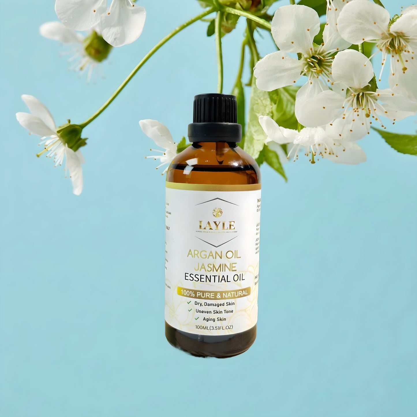 Organic Argan Oil Jasmine – Luxurious Hydration with a Floral Touch 🌸💛