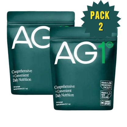 AG1 Athletic Greens 12.7 oz 360g Powder hi Supplement pack of 2