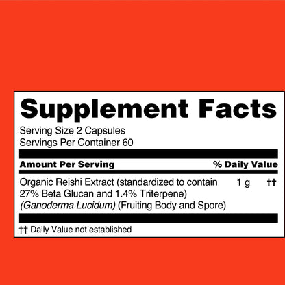 Reishi Mushroom Extract Capsules