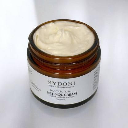 MULTI ACTION RETINOL CREAM with SHEA BUTTER, ALOE and VITAMIN B5 1.7 FL. OZ.