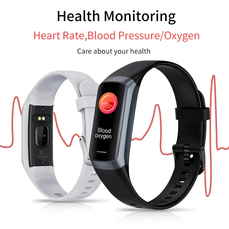 LIGE Amoled Smart Watch Men 2026 Smart Band Women Heart Rate Blood Smartwartch Waterproof Smart Bracelet Sport Fitness Tracker