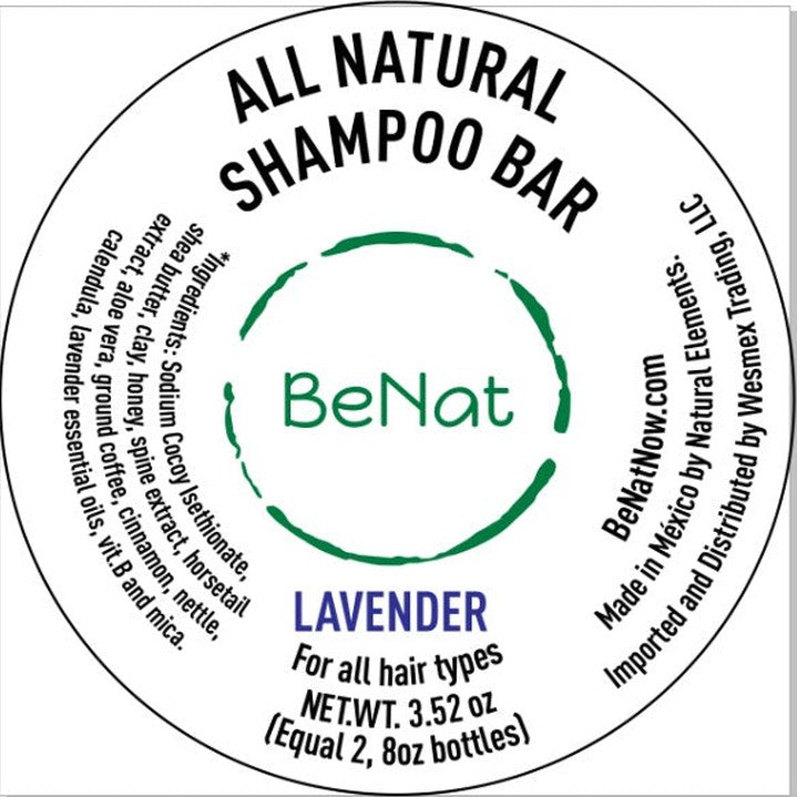 All-Natural Shampoo Bar. Plastic-Free