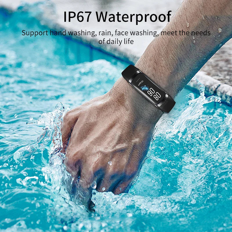 LIGE Amoled Smart Watch Men 2026 Smart Band Women Heart Rate Blood Smartwartch Waterproof Smart Bracelet Sport Fitness Tracker