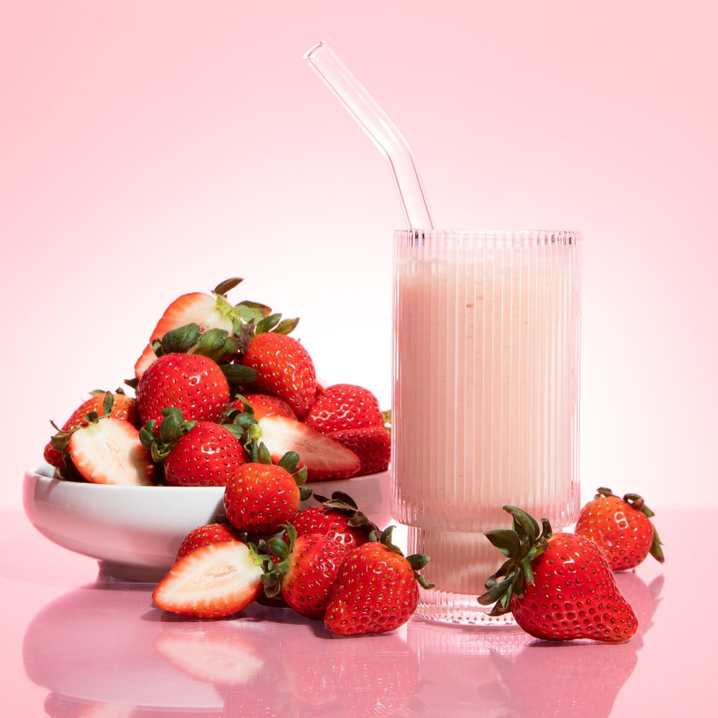 30G Protein Strawberries & Cream Biocare Dietary Beverage 14-Servings