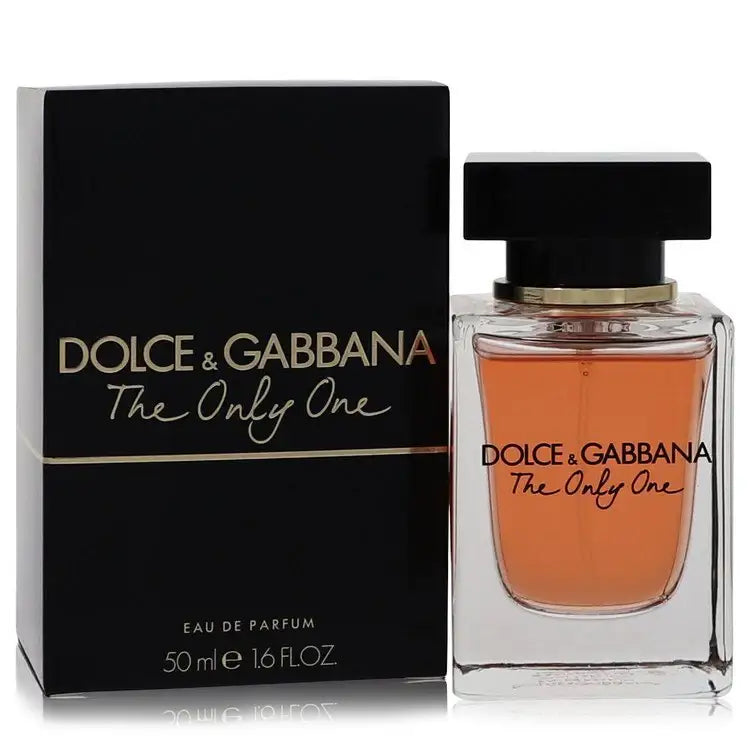 Dolce & Gabbana The Only One perfume bottle and packaging on a white background