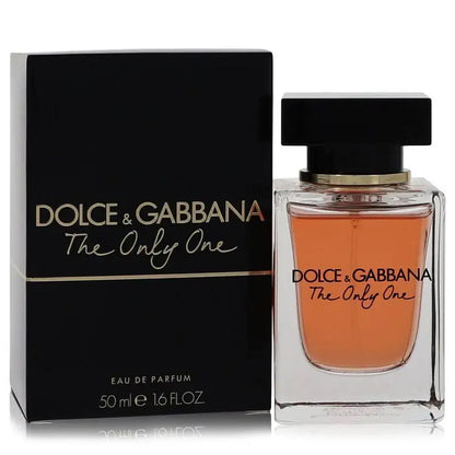 Dolce & Gabbana The Only One perfume bottle and packaging on a white background
