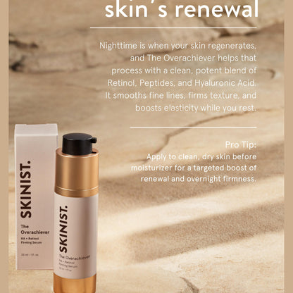 The Overachiever Hydrating Serum with Hyaluronic Acid and Retinol