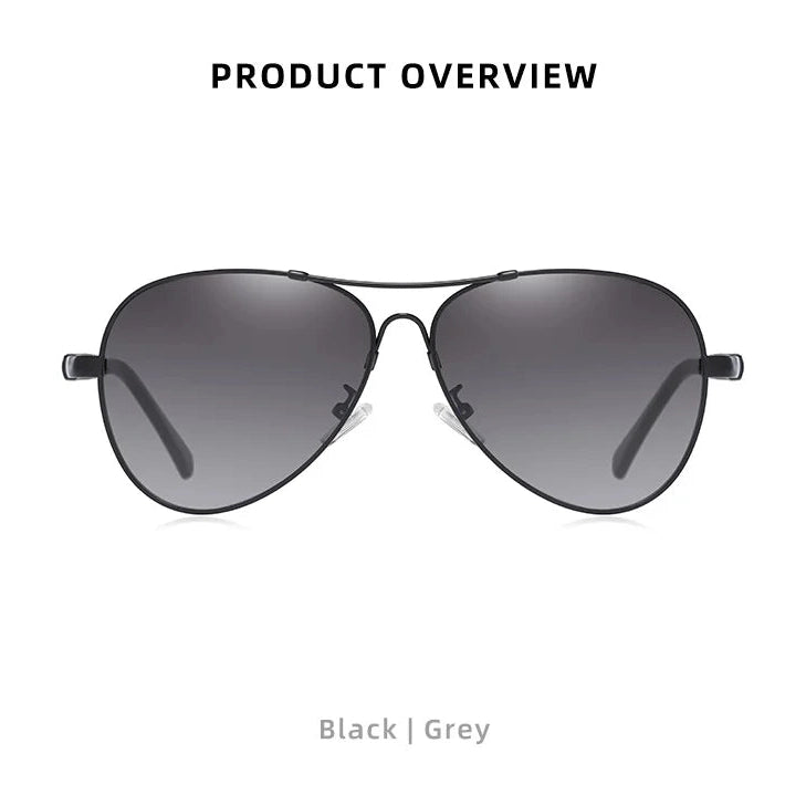 BARCUR Polarized Pilot Sunglasses for Men – Stylish Anti Blue Light UV400 Protection Gradient Mirror Lens Stainless Steel Trendy Frame – Fashion Aviator Sun Glasses for Men Ideal for Driving Travel Summer & Outdoor Activities