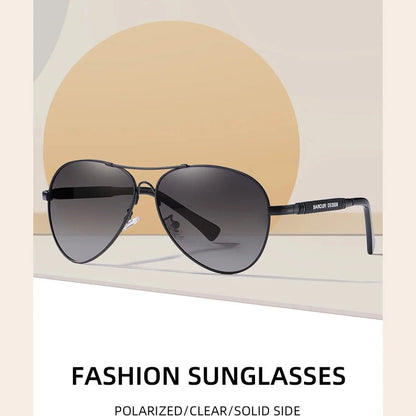 BARCUR Polarized Pilot Sunglasses for Men – Stylish Anti Blue Light UV400 Protection Gradient Mirror Lens Stainless Steel Trendy Frame – Fashion Aviator Sun Glasses for Men Ideal for Driving Travel Summer & Outdoor Activities