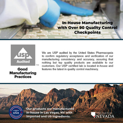 Nature's Lab Gold Magnesium Glycinate - 120 Capsules