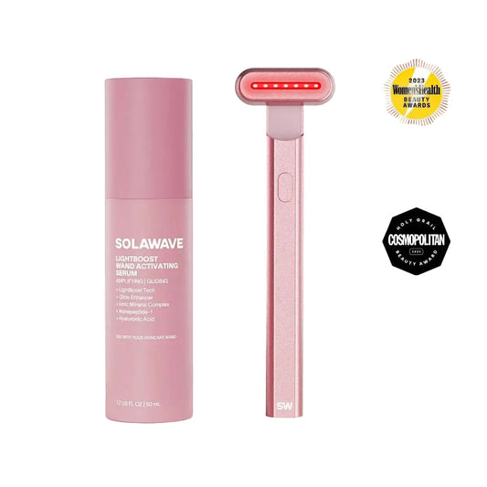 4-in-1 Red Light Therapy Wand & Activating Serum Kit