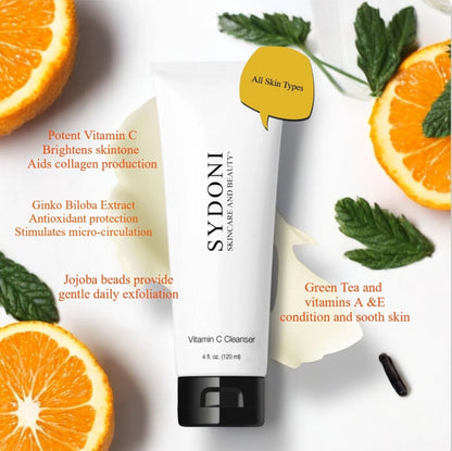 VITAMIN C CLEANSER with GREEN TEA and VITAMINS A, E 4 fl. oz.
