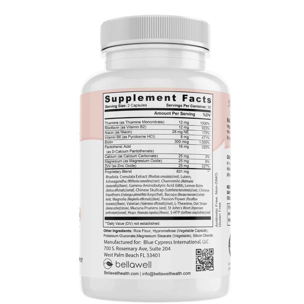 Advanced Stress Relief Formula by Bellawell