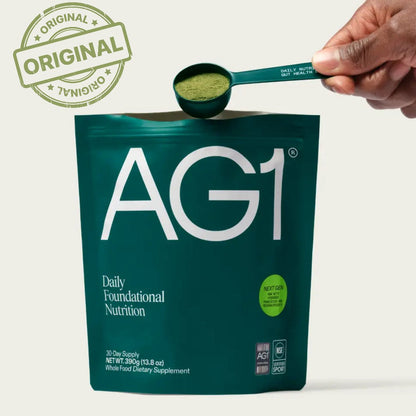 AG1 Athletic Greens Powder – Daily Foundational Nutrition, 360 g (12.7 oz), Pack of 2 – 60 Servings