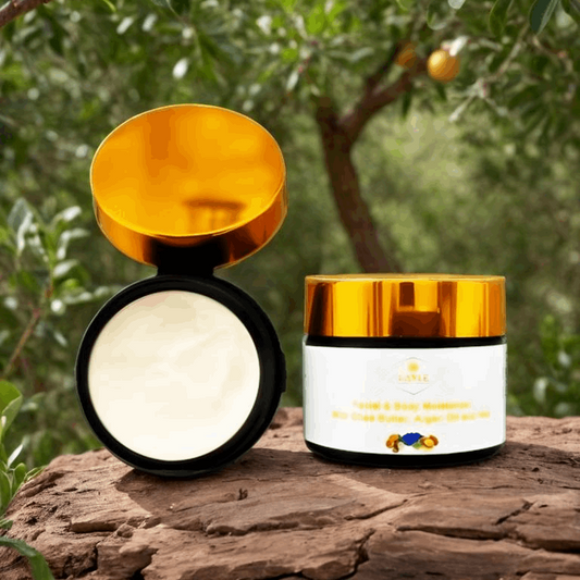 🌿 Facial & Body Moisturizer with Shea Butter & Nila – Gentle, Hypoallergenic Care