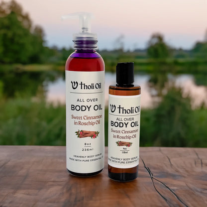 Tholi Oil All Over Body Oil - Made with Almond Oil, Rosehip Oil and Tholi Essential Oils with Vitamin E