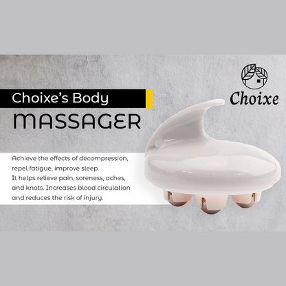 Rolling Body Massager Handheld Cellulite Relief Roller for Neck and Shoulders