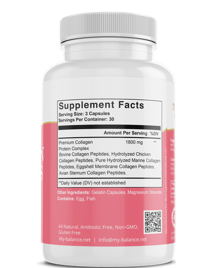 Collagen Peptides Types I, II, III, V, X