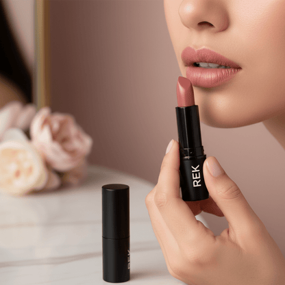 Cream Lipstick Collection | REK Cosmetics | Creamy Finish, Longwear Formula