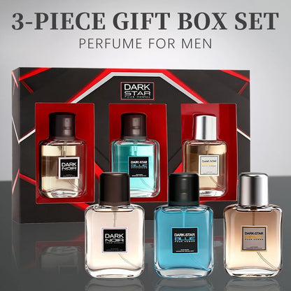 3-piece set Fragrance Men's Eau De Toilette Spray Cologne - Woody & Spicy Masculine Scent - With Cranberry, Italian Lemon and Grapefruit Sage And Absinthe With Citrus