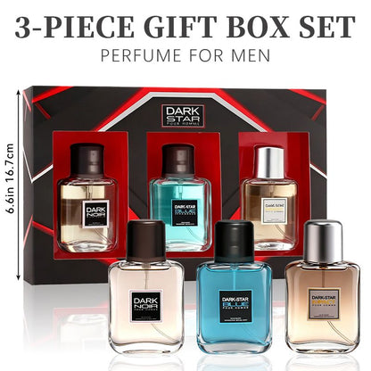3-piece set Fragrance Men's Eau De Toilette Spray Cologne - Woody & Spicy Masculine Scent - With Cranberry, Italian Lemon and Grapefruit Sage And Absinthe With Citrus